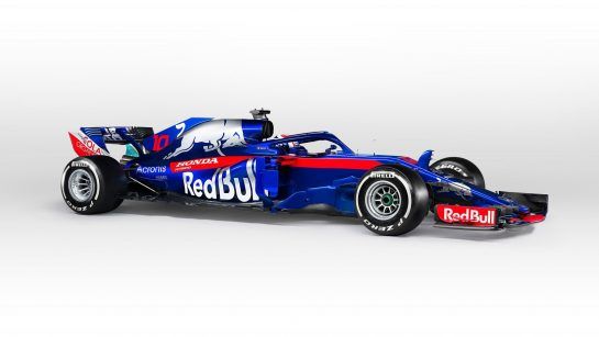 FAENZA, ITALY - FEBRUARY 22: Scuderia Toro Rosso STR13 - Car studio photo shooting (Photo by Guido De Bortoli/Getty Images for Scuderia Toro Rosso)