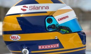 Ericsson channels his inner-Ronnie Peterson with new lid