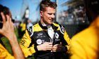 Nico Hulkenberg (GER) Renault Sport F1 Team on the grid.