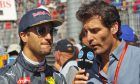 Daniel Ricciardo (AUS) Red Bull Racing with Mark Webber (AUS)