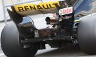 Renault rear wing and diffuser. 08.03.2018.