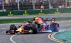 Max Verstappen (NLD) Red Bull Racing RB14 spins.