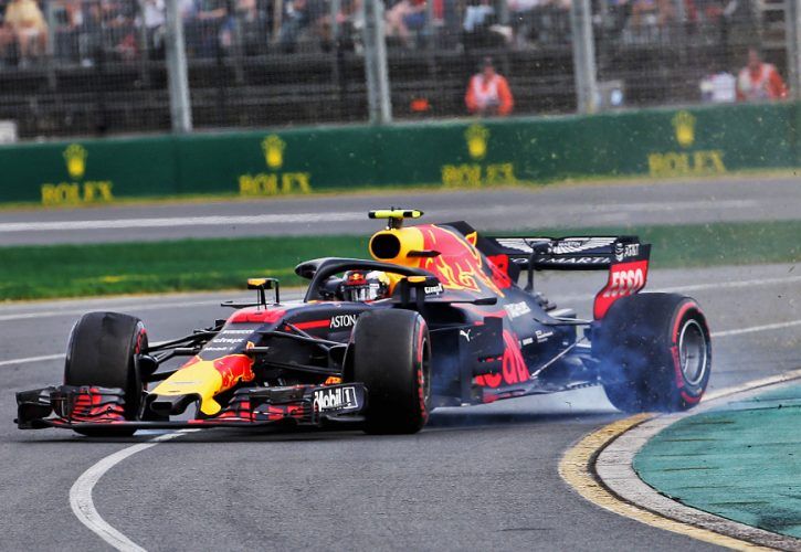 Max Verstappen's spin blamed on floor damage to RB14