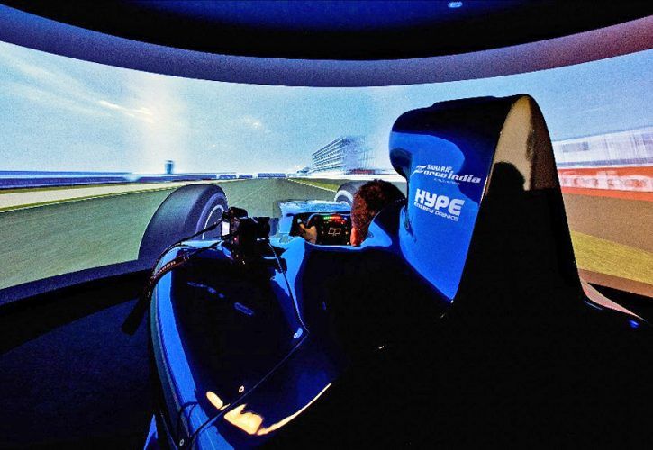 Hype Energy eForce India racing simulator