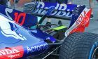 Toro Rosso/Honda rear wing detail