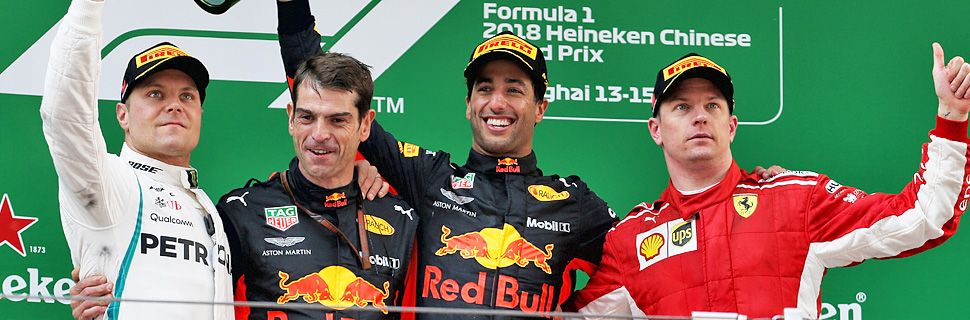 2018 Chinese Grand Prix - podium
