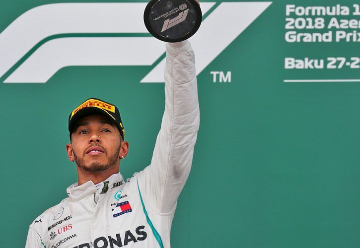 Lewis Hamilton, Mercedes - Azerbaijan Grand Prix