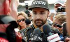 A dejected James Hinchcliffe after failing to qualify for the 2018 Indy 500