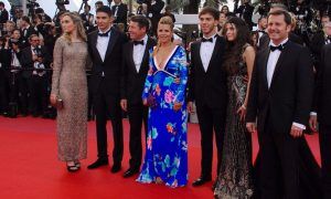 Young F1 foes shine on Cannes' red carpet