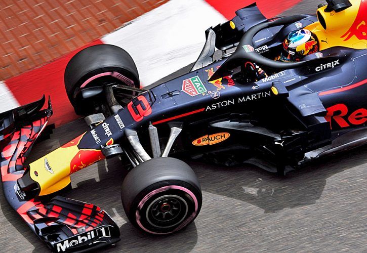 Monaco Grand Prix practice: Daniel Ricciardo (AUS) Red Bull Racing RB14.
