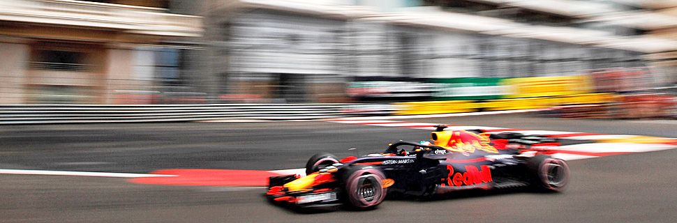 Daniel Ricciardo (AUS) Red Bull Racing RB14. 24.05.2018. Formula 1 World Championship, Rd 6, Monaco Grand Prix, Monte Carlo, Monaco, Practice Day. - www.xpbimages.com, EMail: requests@xpbimages.com - copy of publication required for printed pictures. Every used picture is fee-liable. © Copyright: Photo4 / XPB Images
