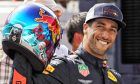 Daniel Ricciardo (AUS) Red Bull Racing celebrates his pole position for the Monaco Grand Prix