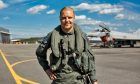 Valtteri Bottas takes to the skies with the Finnish Air Force.