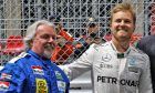 Nico Rosberg (GER) with his father Keke Rosberg (FIN)