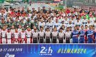The drivers' group photo. 12.06.2018. FIA World Endurance Championship, Le Mans