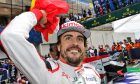Le Mans race winner Fernando Alonso (ESP) Toyota Gazoo Racing celebrates in parc ferme. 16-17.06.2018