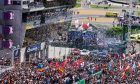Podium celebrations. 16-17.06.2018. FIA World Endurance Championship, Le Mans 24 Hours, Race