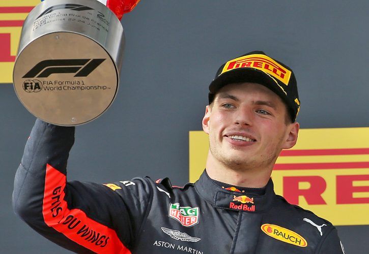 French Grand Prix: 2nd place Max Verstappen (NLD) Red Bull Racing RB14