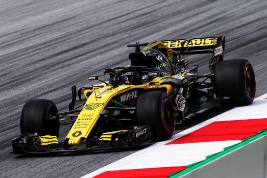 Nico Hulkenberg (GER) Renault Sport F1 Team RS18.
29.06.2018. Formula 1 World Championship, Rd 9, Austrian Grand Prix, Spielberg, Austria, Practice Day.
- www.xpbimages.com, EMail: requests@xpbimages.com - copy of publication required for printed pictures. Every used picture is fee-liable. © Copyright: Bearne / XPB Images