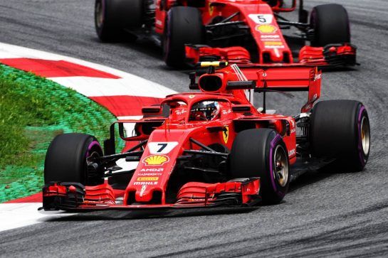 Kimi Raikkonen (FIN) Ferrari SF71H.
29.06.2018. Formula 1 World Championship, Rd 9, Austrian Grand Prix, Spielberg, Austria, Practice Day.
- www.xpbimages.com, EMail: requests@xpbimages.com - copy of publication required for printed pictures. Every used picture is fee-liable. © Copyright: Bearne / XPB Images