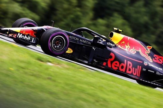 Max Verstappen (NLD) Red Bull Racing RB14.
29.06.2018. Formula 1 World Championship, Rd 9, Austrian Grand Prix, Spielberg, Austria, Practice Day.
- www.xpbimages.com, EMail: requests@xpbimages.com - copy of publication required for printed pictures. Every used picture is fee-liable. © Copyright: Bearne / XPB Images