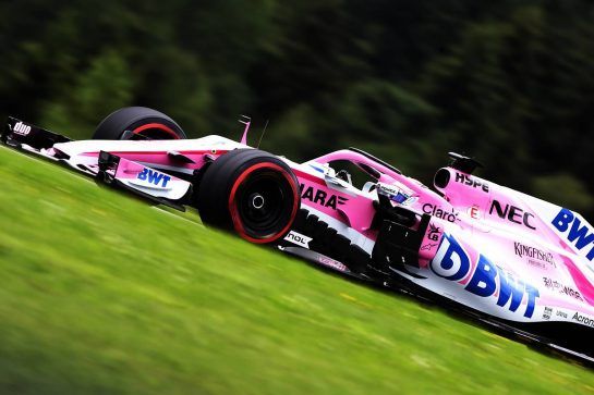 Sergio Perez (MEX) Sahara Force India F1 VJM11.
29.06.2018. Formula 1 World Championship, Rd 9, Austrian Grand Prix, Spielberg, Austria, Practice Day.
- www.xpbimages.com, EMail: requests@xpbimages.com - copy of publication required for printed pictures. Every used picture is fee-liable. © Copyright: Bearne / XPB Images