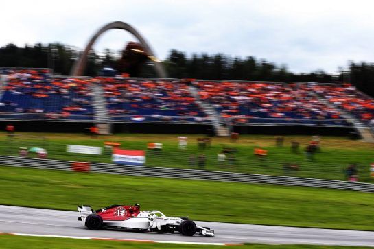 Charles Leclerc (MON) Sauber F1 Team C37.
29.06.2018. Formula 1 World Championship, Rd 9, Austrian Grand Prix, Spielberg, Austria, Practice Day.
- www.xpbimages.com, EMail: requests@xpbimages.com - copy of publication required for printed pictures. Every used picture is fee-liable. © Copyright: Photo4 / XPB Images