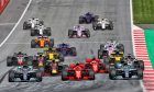 Start of the Austrian Grand Prix