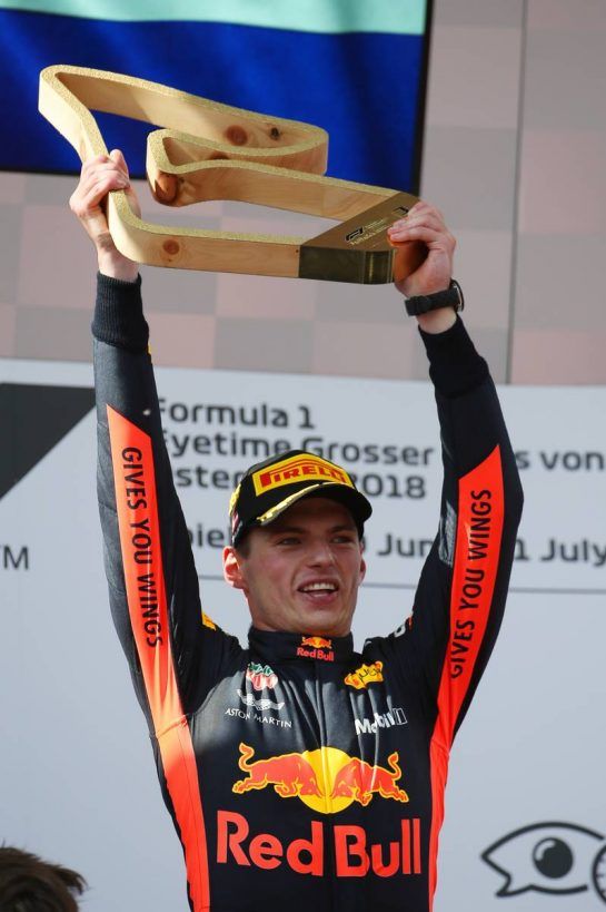 1st place Max Verstappen (NLD) Red Bull Racing RB14.
01.07.2018. Formula 1 World Championship, Rd 9, Austrian Grand Prix, Spielberg, Austria, Race Day.
- www.xpbimages.com, EMail: requests@xpbimages.com - copy of publication required for printed pictures. Every used picture is fee-liable. © Copyright: Batchelor / XPB Images