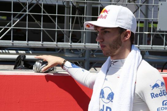 Pierre Gasly (FRA) Scuderia Toro Rosso 
01.07.2018. Formula 1 World Championship, Rd 9, Austrian Grand Prix, Spielberg, Austria, Race Day.
- www.xpbimages.com, EMail: requests@xpbimages.com - copy of publication required for printed pictures. Every used picture is fee-liable. © Copyright: Batchelor / XPB Images