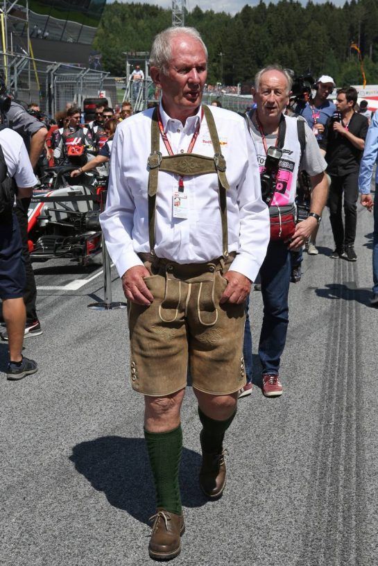 Helmut Marko (AUT), Red Bull Racing
01.07.2018. Formula 1 World Championship, Rd 9, Austrian Grand Prix, Spielberg, Austria, Race Day.
- www.xpbimages.com, EMail: requests@xpbimages.com - copy of publication required for printed pictures. Every used picture is fee-liable. © Copyright: Batchelor / XPB Images