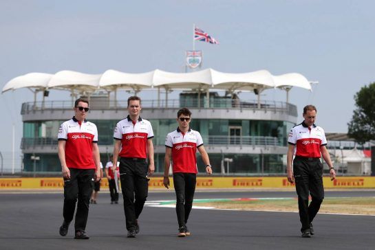 Charles Leclerc (FRA) Sauber F1 Team 
05.07.2018. Formula 1 World Championship, Rd 10, British Grand Prix, Silverstone, England, Preparation Day.
- www.xpbimages.com, EMail: requests@xpbimages.com - copy of publication required for printed pictures. Every used picture is fee-liable. © Copyright: Charniaux / XPB Images