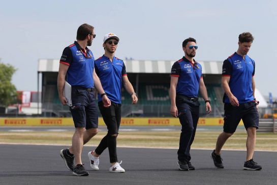 Pierre Gasly (FRA) Scuderia Toro Rosso 
05.07.2018. Formula 1 World Championship, Rd 10, British Grand Prix, Silverstone, England, Preparation Day.
- www.xpbimages.com, EMail: requests@xpbimages.com - copy of publication required for printed pictures. Every used picture is fee-liable. © Copyright: Charniaux / XPB Images