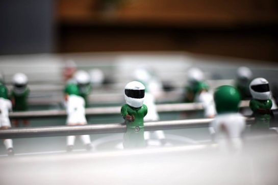 Paddock atmosphere - Table football.
05.07.2018. Formula 1 World Championship, Rd 10, British Grand Prix, Silverstone, England, Preparation Day.
- www.xpbimages.com, EMail: requests@xpbimages.com - copy of publication required for printed pictures. Every used picture is fee-liable. © Copyright: Photo4 / XPB Images