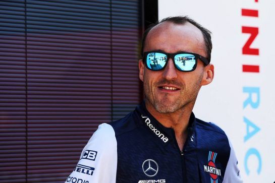 Robert Kubica (POL) Williams Reserve and Development Driver.
05.07.2018. Formula 1 World Championship, Rd 10, British Grand Prix, Silverstone, England, Preparation Day.
- www.xpbimages.com, EMail: requests@xpbimages.com - copy of publication required for printed pictures. Every used picture is fee-liable. © Copyright: Photo4 / XPB Images