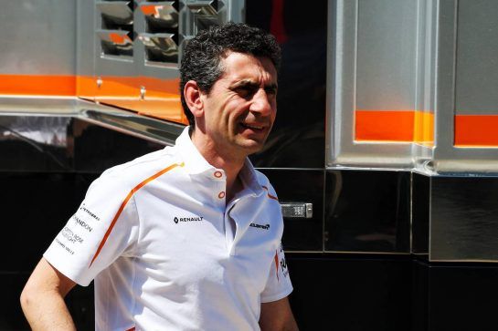 Andrea Stella (ITA) McLaren Performance Director.
05.07.2018. Formula 1 World Championship, Rd 10, British Grand Prix, Silverstone, England, Preparation Day.
- www.xpbimages.com, EMail: requests@xpbimages.com - copy of publication required for printed pictures. Every used picture is fee-liable. © Copyright: Photo4 / XPB Images