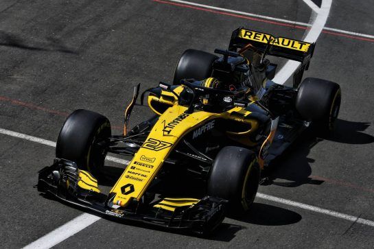 Nico Hulkenberg (GER) Renault Sport F1 Team RS18.
06.07.2018. Formula 1 World Championship, Rd 10, British Grand Prix, Silverstone, England, Practice Day.
- www.xpbimages.com, EMail: requests@xpbimages.com - copy of publication required for printed pictures. Every used picture is fee-liable. © Copyright: Batchelor / XPB Images