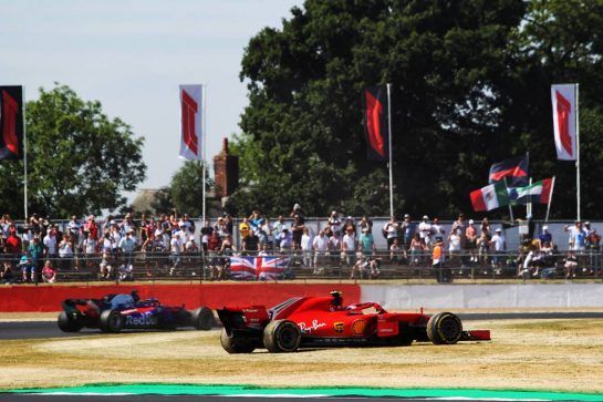 Kimi Raikkonen (FIN) Ferrari SF71H off the circuit.
06.07.2018. Formula 1 World Championship, Rd 10, British Grand Prix, Silverstone, England, Practice Day.
- www.xpbimages.com, EMail: requests@xpbimages.com - copy of publication required for printed pictures. Every used picture is fee-liable. © Copyright: Photo4 / XPB Images