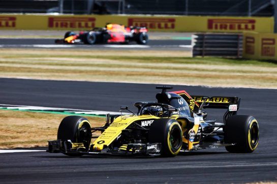 Nico Hulkenberg (GER) Renault Sport F1 Team RS18.
06.07.2018. Formula 1 World Championship, Rd 10, British Grand Prix, Silverstone, England, Practice Day.
- www.xpbimages.com, EMail: requests@xpbimages.com - copy of publication required for printed pictures. Every used picture is fee-liable. © Copyright: Photo4 / XPB Images