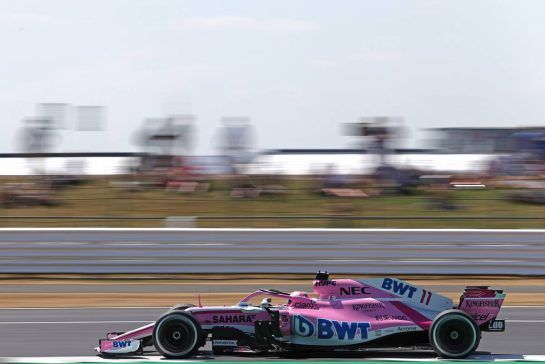 Sergio Perez (MEX) Sahara Force India F1
06.07.2018. Formula 1 World Championship, Rd 10, British Grand Prix, Silverstone, England, Practice Day.
- www.xpbimages.com, EMail: requests@xpbimages.com - copy of publication required for printed pictures. Every used picture is fee-liable. © Copyright: Charniaux / XPB Images