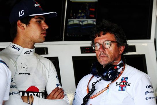 Lance Stroll (CDN) Williams with Luca Baldisserri (ITA) Williams Race Engineer.
06.07.2018. Formula 1 World Championship, Rd 10, British Grand Prix, Silverstone, England, Practice Day.
- www.xpbimages.com, EMail: requests@xpbimages.com - copy of publication required for printed pictures. Every used picture is fee-liable. © Copyright: Batchelor / XPB Images