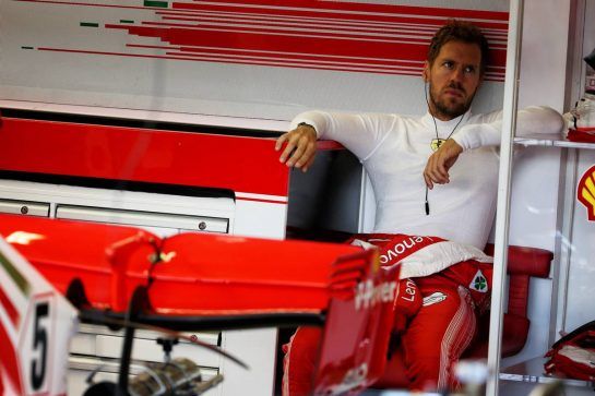 Sebastian Vettel (GER) Ferrari.
07.07.2018. Formula 1 World Championship, Rd 10, British Grand Prix, Silverstone, England, Qualifying Day.
- www.xpbimages.com, EMail: requests@xpbimages.com - copy of publication required for printed pictures. Every used picture is fee-liable. © Copyright: Batchelor / XPB Images