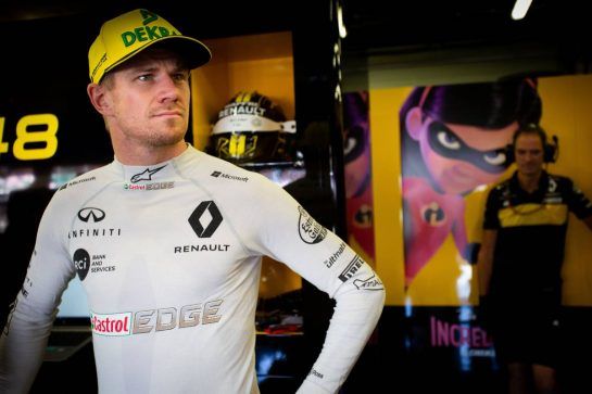 Nico Hulkenberg (GER) Renault Sport F1 Team.
07.07.2018. Formula 1 World Championship, Rd 10, British Grand Prix, Silverstone, England, Qualifying Day.
- www.xpbimages.com, EMail: requests@xpbimages.com - copy of publication required for printed pictures. Every used picture is fee-liable. © Copyright: Bearne / XPB Images