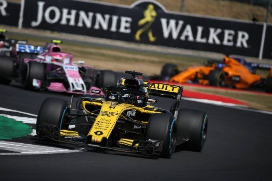 Nico Hulkenberg (GER) Renault Sport F1 Team RS18.
08.07.2018. Formula 1 World Championship, Rd 10, British Grand Prix, Silverstone, England, Race Day.
- www.xpbimages.com, EMail: requests@xpbimages.com - copy of publication required for printed pictures. Every used picture is fee-liable. © Copyright: Batchelor / XPB Images