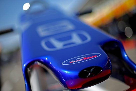 Scuderia Toro Rosso  
20.07.2018. Formula 1 World Championship, Rd 11, German Grand Prix, Hockenheim, Germany, Practice Day.
- www.xpbimages.com, EMail: requests@xpbimages.com - copy of publication required for printed pictures. Every used picture is fee-liable. © Copyright: Charniaux / XPB Images