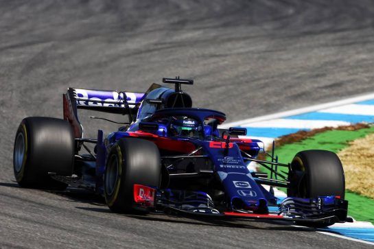 Brendon Hartley (NZL) Scuderia Toro Rosso STR13.
20.07.2018. Formula 1 World Championship, Rd 11, German Grand Prix, Hockenheim, Germany, Practice Day.
- www.xpbimages.com, EMail: requests@xpbimages.com - copy of publication required for printed pictures. Every used picture is fee-liable. © Copyright: Charniaux / XPB Images