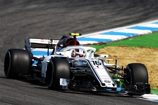 Charles Leclerc (MON) Sauber F1 Team C37.
20.07.2018. Formula 1 World Championship, Rd 11, German Grand Prix, Hockenheim, Germany, Practice Day.
- www.xpbimages.com, EMail: requests@xpbimages.com - copy of publication required for printed pictures. Every used picture is fee-liable. © Copyright: Charniaux / XPB Images