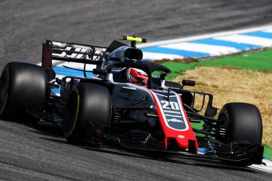 Kevin Magnussen (DEN) Haas VF-18.
20.07.2018. Formula 1 World Championship, Rd 11, German Grand Prix, Hockenheim, Germany, Practice Day.
- www.xpbimages.com, EMail: requests@xpbimages.com - copy of publication required for printed pictures. Every used picture is fee-liable. © Copyright: Charniaux / XPB Images
