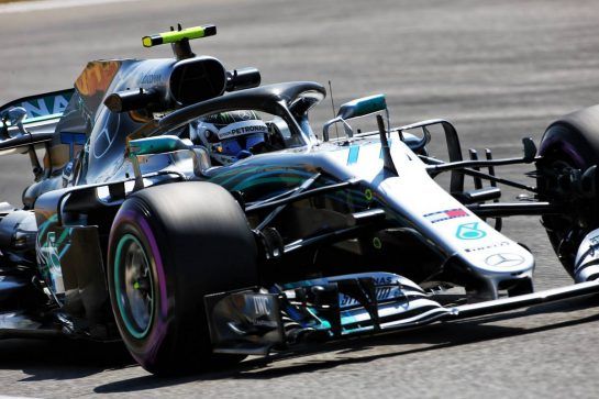 Valtteri Bottas (FIN) Mercedes AMG F1 W09.
20.07.2018. Formula 1 World Championship, Rd 11, German Grand Prix, Hockenheim, Germany, Practice Day.
- www.xpbimages.com, EMail: requests@xpbimages.com - copy of publication required for printed pictures. Every used picture is fee-liable. © Copyright: Charniaux / XPB Images