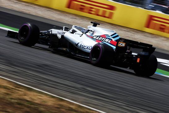 Lance Stroll (CDN) Williams FW41.
20.07.2018. Formula 1 World Championship, Rd 11, German Grand Prix, Hockenheim, Germany, Practice Day.
- www.xpbimages.com, EMail: requests@xpbimages.com - copy of publication required for printed pictures. Every used picture is fee-liable. © Copyright: Charniaux / XPB Images